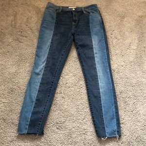 PacSun Two Toned High-Rise Ankle Jeggings